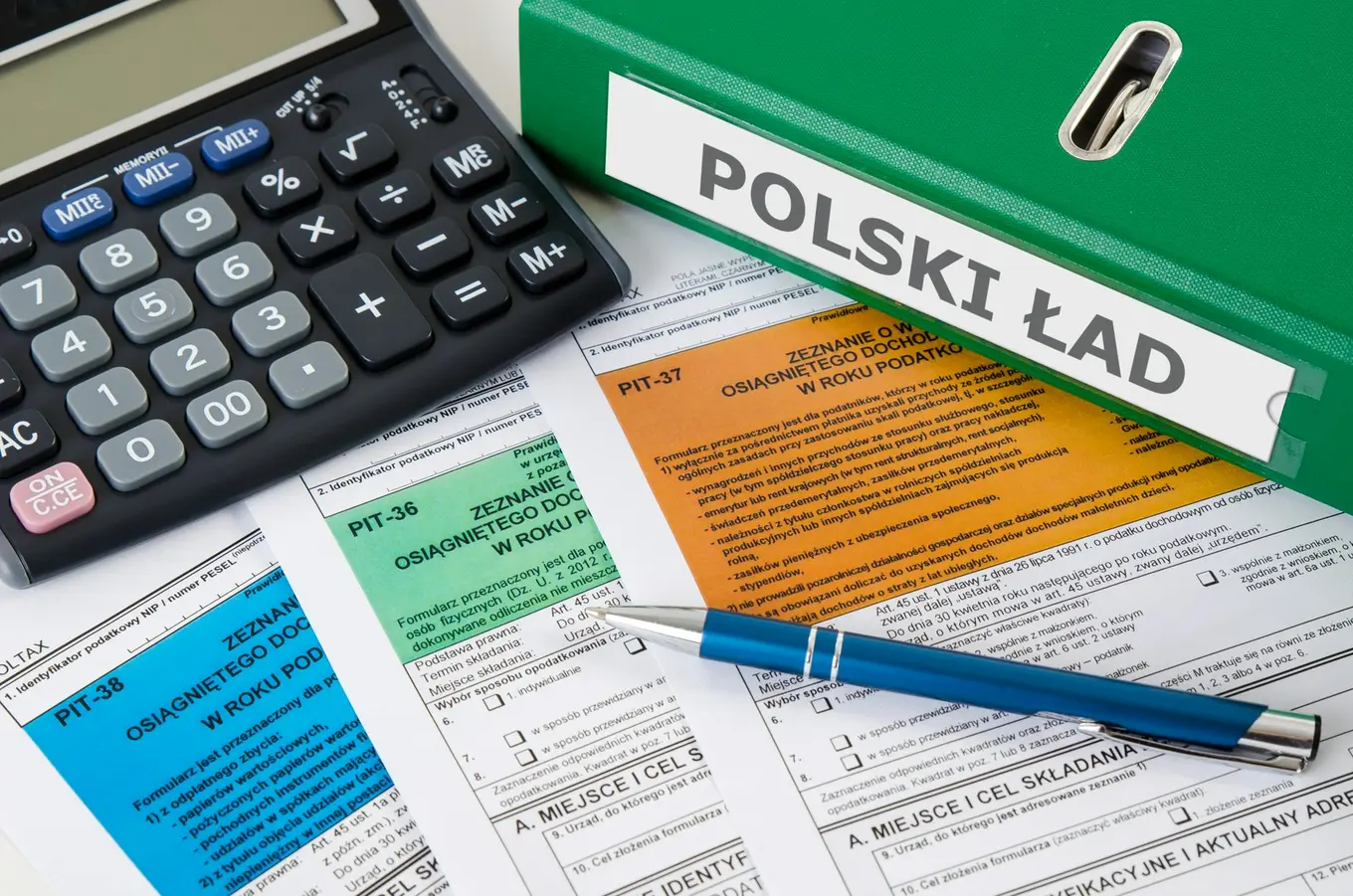 segregator Polski Ład i formularze podatkowe